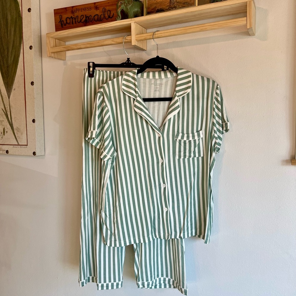 Striped Women's Pajama Set